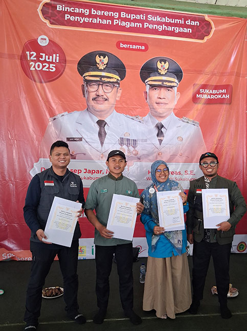 BWA Terima Penghargaan dari Bupati Sukabumi